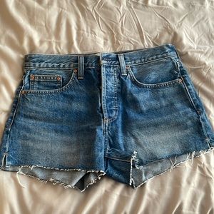 Aritzia Denim Forum jean shorts